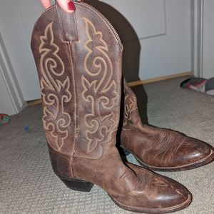 Leather CowGirl Boots